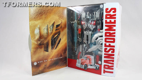 Silver Knight Optimus Prime Target Exclusive Leader Class Transformers 4 Age Of Extinction Movie Toy  (2 of 38)